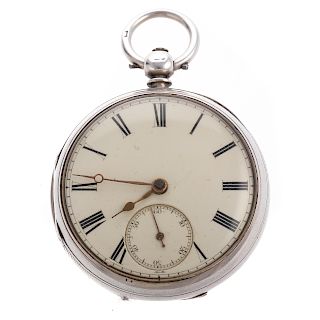 A Vintage English Pocket Watch in Silver
