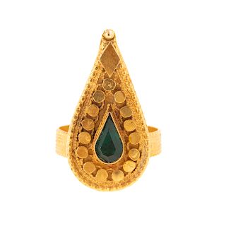 A Ladies High Carat Ring From Persia
