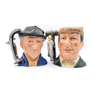 2 LG DOULTON CHARACTER JUGS FROM THE COLLECTING WORLD