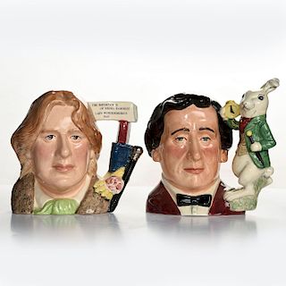 2 LG DOULTON CHARACTER JUGS OF THE YEAR 1998 AND 2000