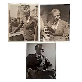 Three Photo Portraits: Eugene O'Neill, One Signed