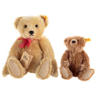 Two Steiff Mohair Jointed Teddy Bears