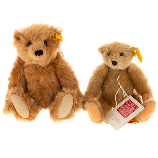 Two Steiff Mohair Jointed Teddy Bears