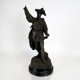 Sir Walter Raleigh Sculpture - Bronze