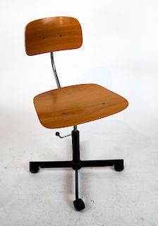 Eames-Style Swivel Side Chair