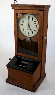 Advance Time Recorder Co. Clock