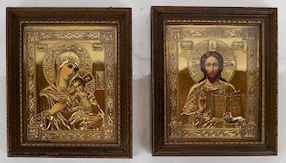 Pair of Russian-Style Icons