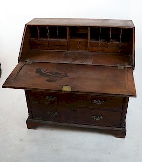 Antique English Mahogany Slant Desk