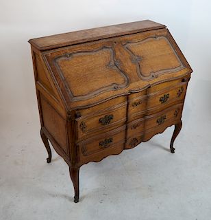 French Antique Slant-Front Desk