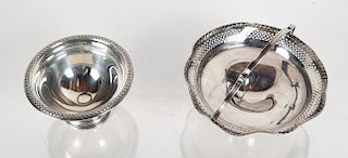 Two Weighted Sterling Silver Articles