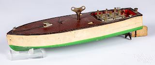 Lionel - Craft tin wind-up no. 44 speedboat