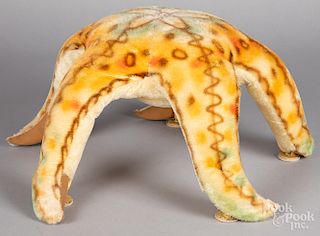 Rare Steiff mohair starfish stool