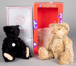 Two reproduction Teddy bears