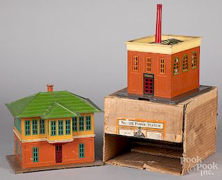 Two Lionel power stations