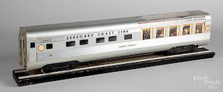 Large Seaboard Coast Line Pullman train model