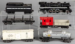 Lionel Wabash six-piece freight train set
