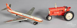 Arnold tin lithograph friction Swiss Air airplane, etc.