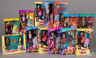 Set of five 1991 Mattel Beverly Hills 90210 dolls, etc.