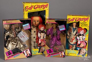 Two LJN 1984 Boy George dolls, etc.