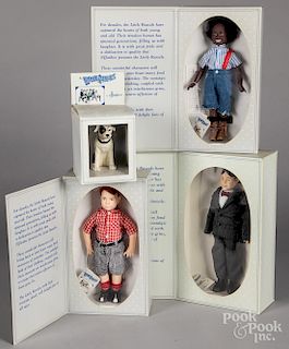 Four Effanbee Little Rascals dolls