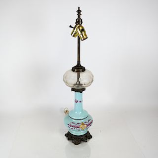 Victorian Porcelain Table Lamp