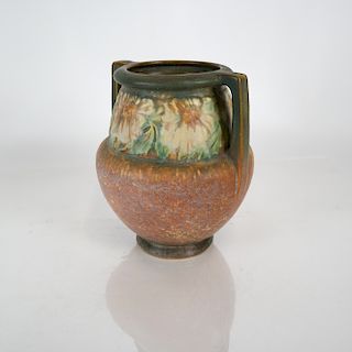 Roseville "Daisy" Two-Handled Vase