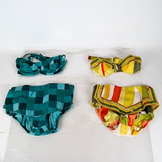 Two Emilio PUCCI: Vintage Two-Piece Bathing Suits