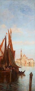 VENICE OIL PAINTING, ARIST SIGNED