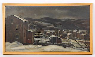 Giovanni Martino (1908-1997) "Snow in Manayunk", 1941