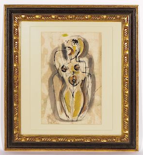 Konrad Cramer (1888-1963) "Abstract Female Nude"