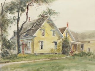 Ranulph Bye (American, 1916-2003) Maine Watercolor