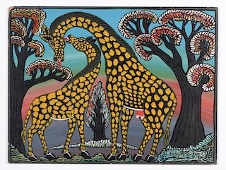 David Mzuguno (Tanzania, 1951-2010) Giraffes