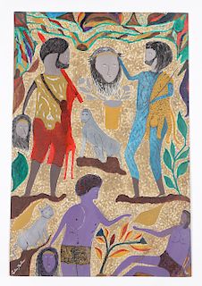 Gelin Buteau (Haitian, 1954-2000) Painting