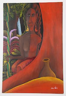 Julien Valery (Haitian, 1958-2001) "Transformation Homme-Femme", 1988