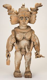 Large African Igbo Mami-Wata Figure