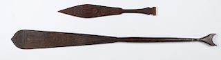 Two Ethnographic Paddles