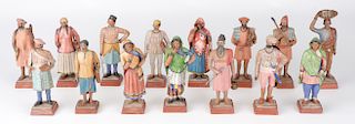 Museum Quality Collection of 19th C. Indian Clay Figures 