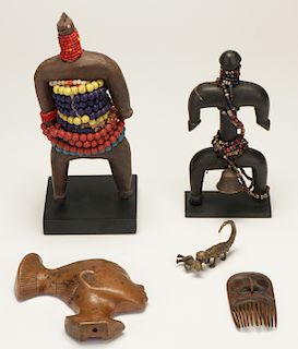 Group of Five African Items