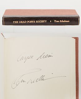 Robin Williams Autographed Dead Poets Society Book