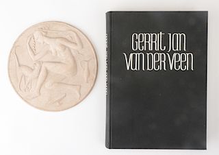 Gerrit Jan van der Veen (Dutch, 1902-1944) Art Deco Terracotta Relief Sculpture