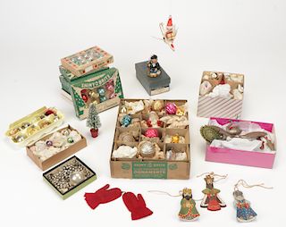 Group of Antique and Vintage Christmas Ornaments