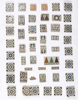 Group of Antique Hispano-Moorish Tiles