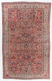 Antique Palace Size Sultanabad Rug, Persia: 14'1'' x 22'2''
