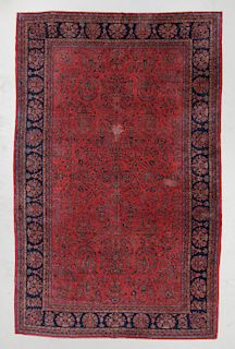 Antique Manchester Kashan Rug, Persia: 10'6'' x 16'7''