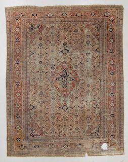 Antique Sultanabad Rug, Persia: 11'0'' x 14'1''
