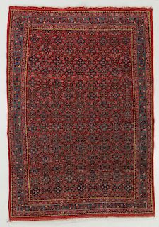 Antique Bidjar Rug, Persia: 4'8'' x 6'9''