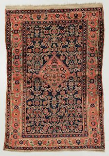 Antique West Persian Kurd Rug, Persia: 4'5'' x 6'7''