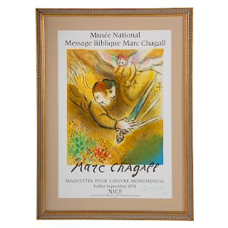 Marc Chagall. "Musee National, Message Biblique"