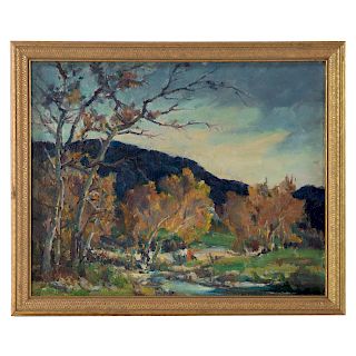 Mary Darter Coleman. Impressionist Landscape