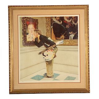 Norman Rockwell. "The Critic"